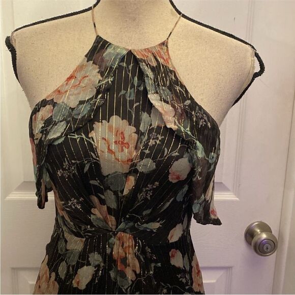 Zimmermann 100% silk Floral Halter Neck Dress, XS - Picture 6 of 13